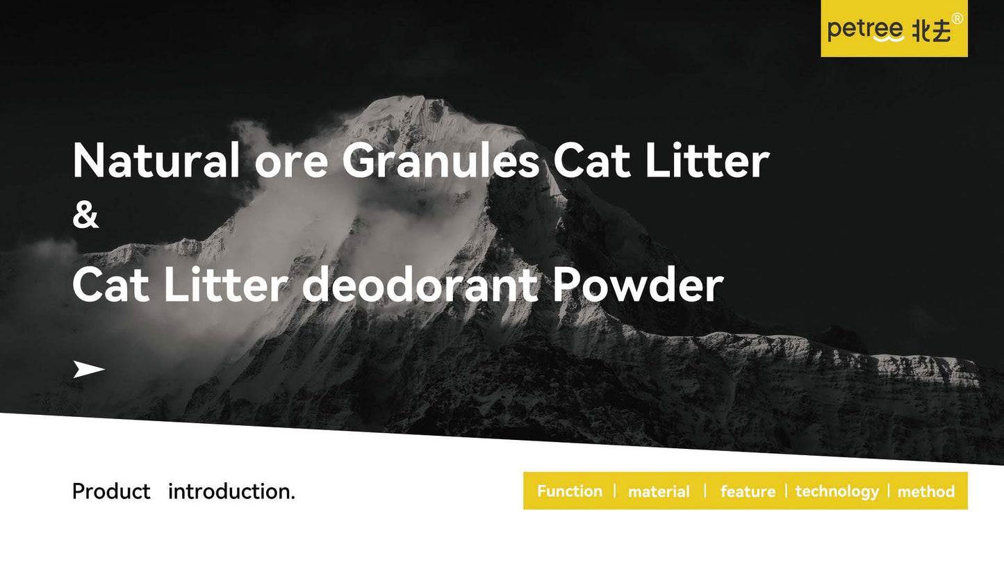 Petree Natural Ore Granules Cat Litter